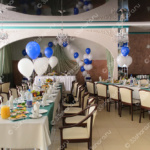 Оформление свадьбы шарами - банкетный зал ледового дворца "Полярис"