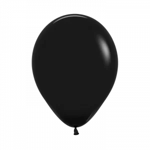 Гелиевый шар пастель черный премиум