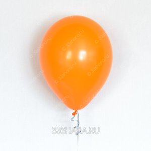 Оранжевый гелиевый шарик