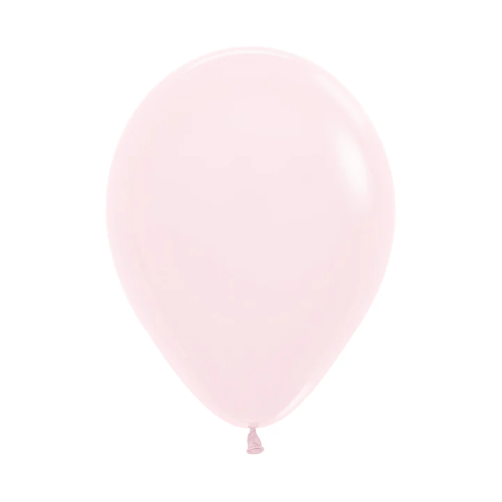 Гелиевый шар пастель светло-розовый премиум