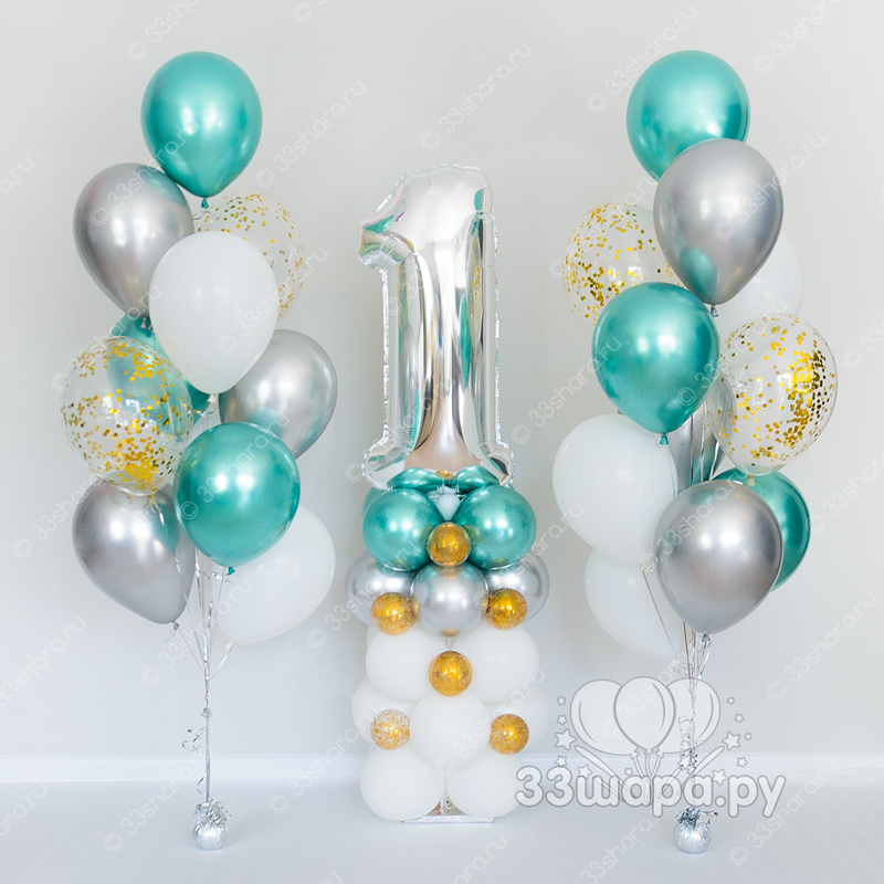 Набор шаров "Первый день рождения"